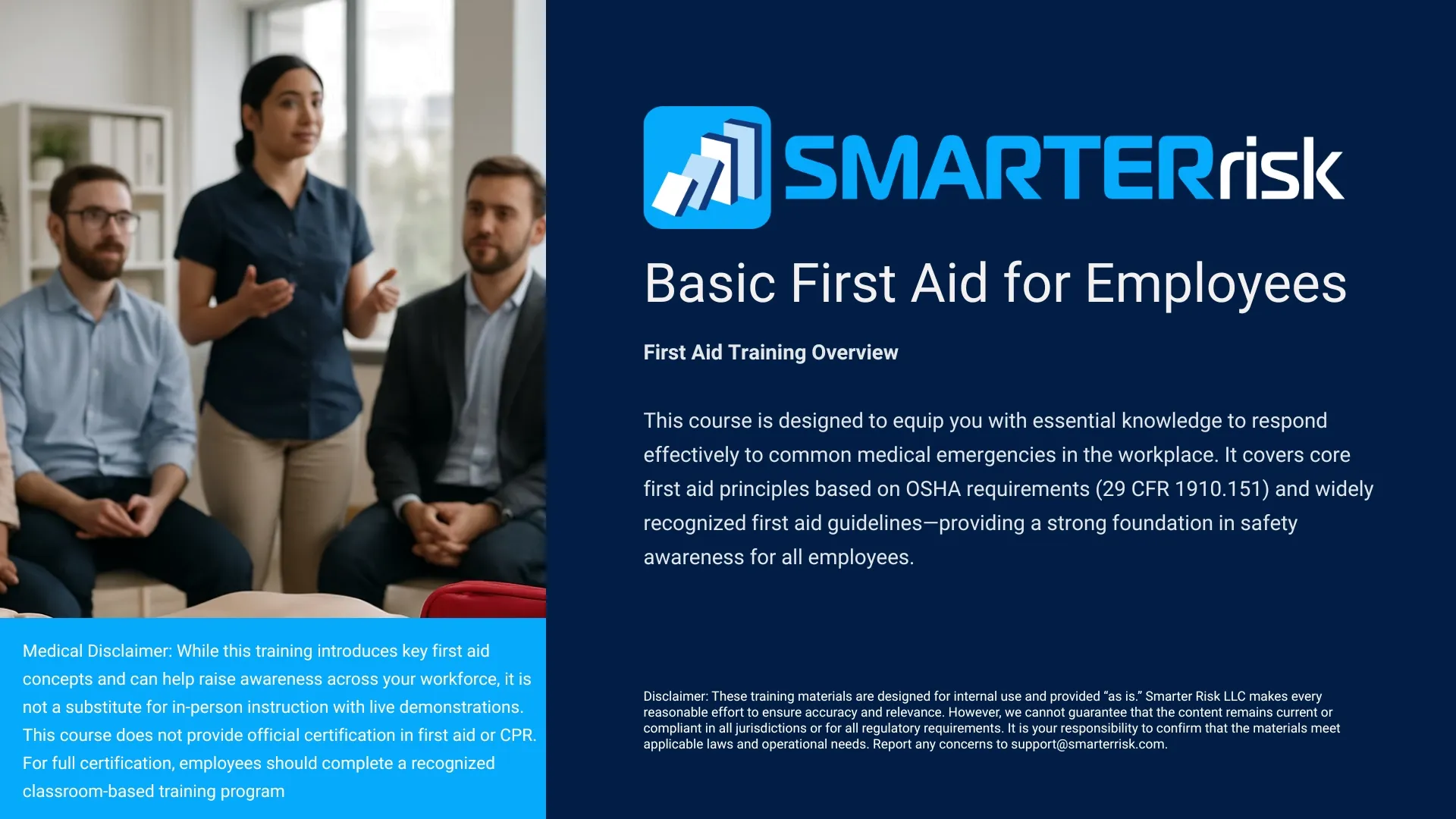 Basic First Aid for Employees