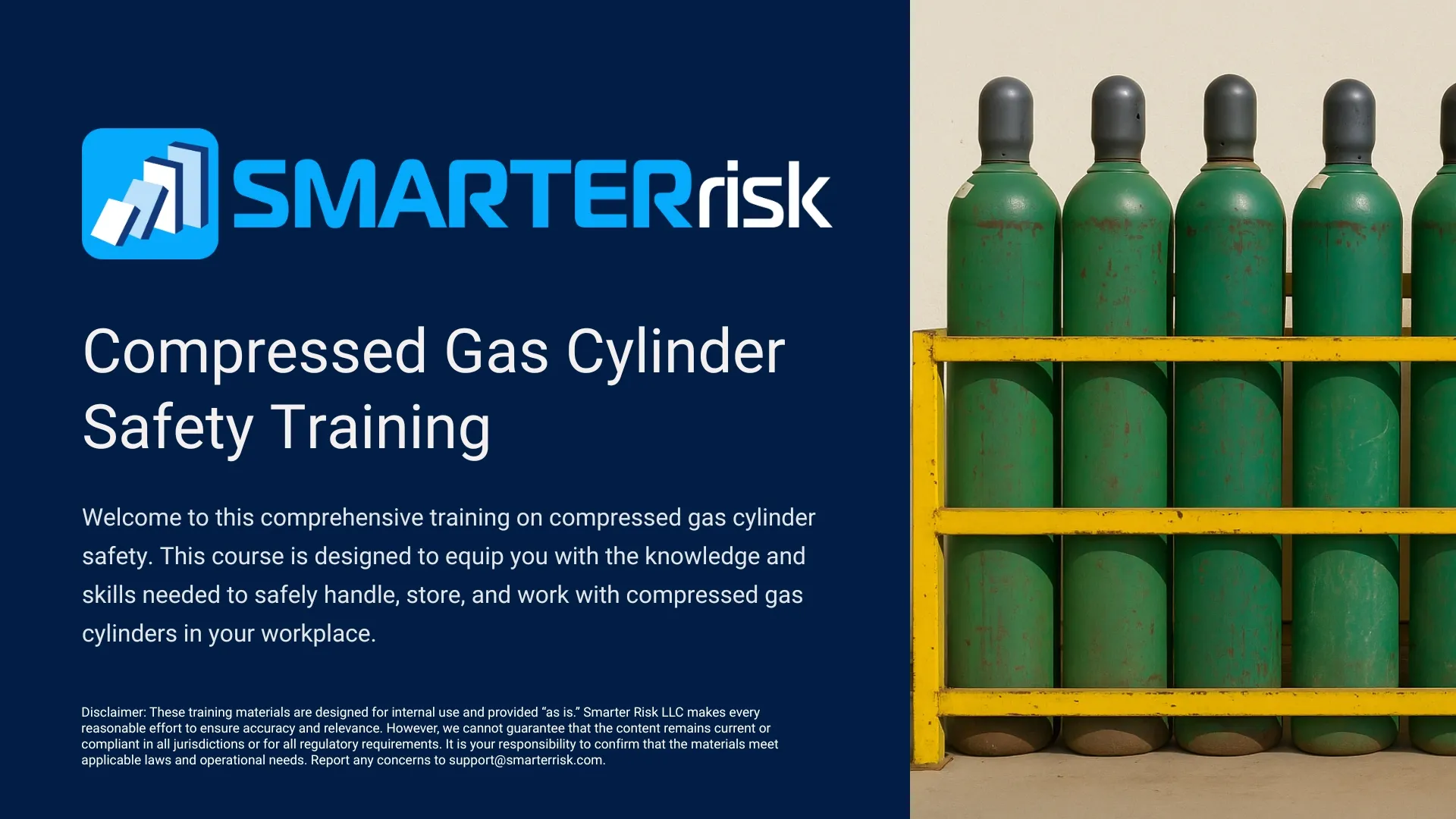 Compressed Gas Cylinder Safety Training: Storage, Handling & Transportation