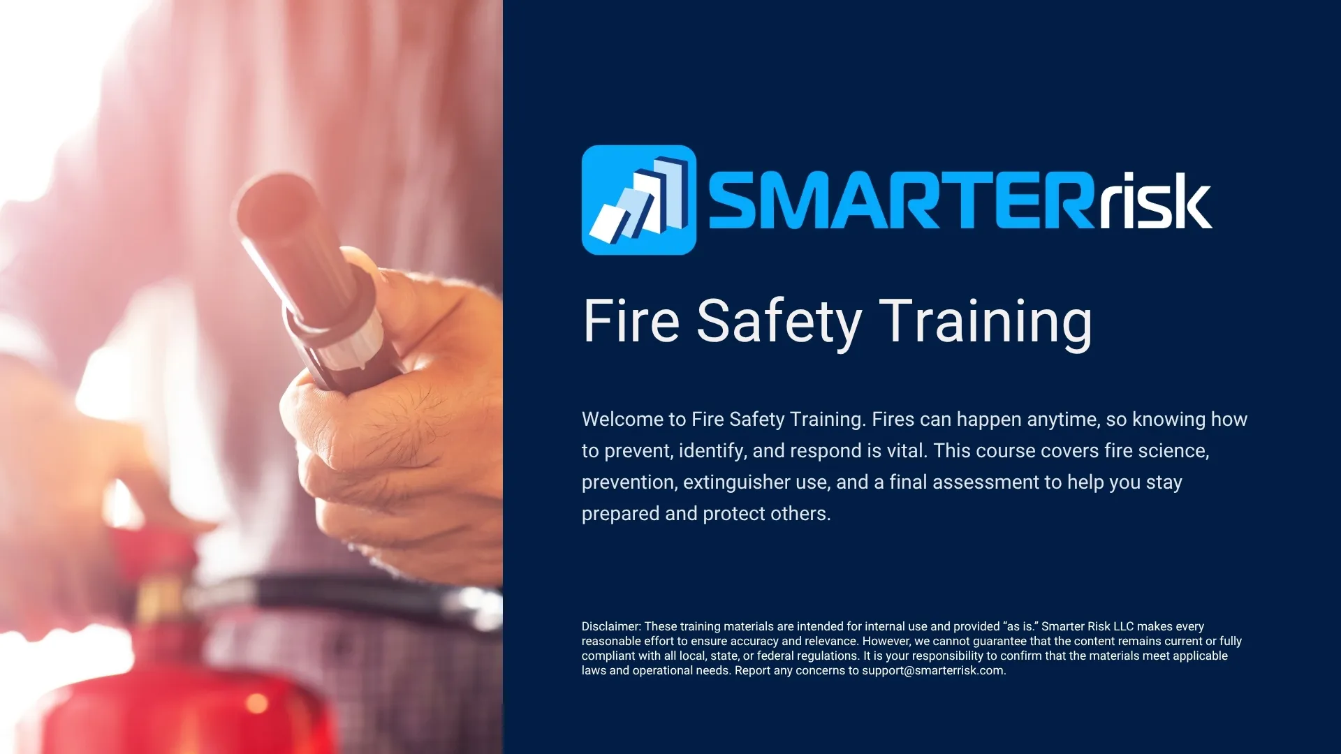 Fire Safety & Fire Extinguisher Training: PASS Method