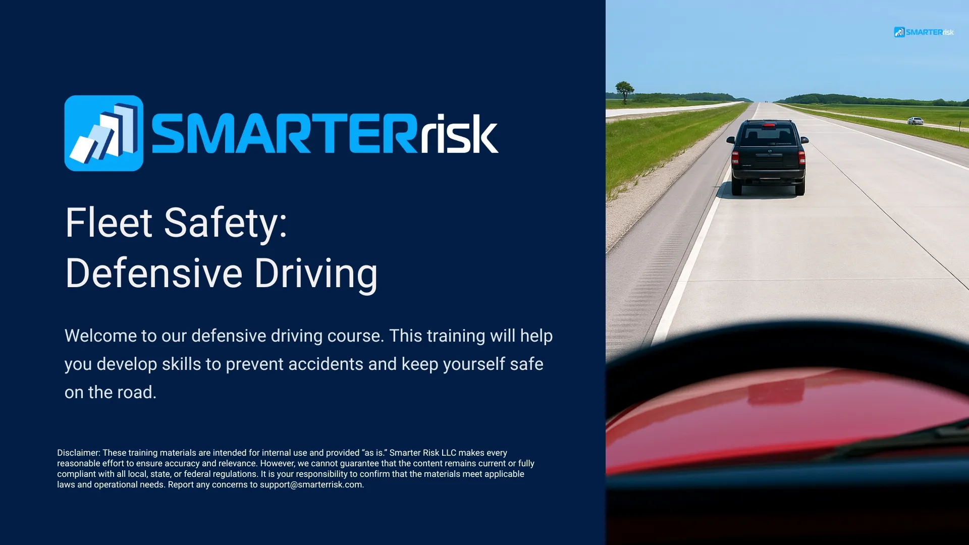 Defensive Driving Course: Fleet Safety Driver Training