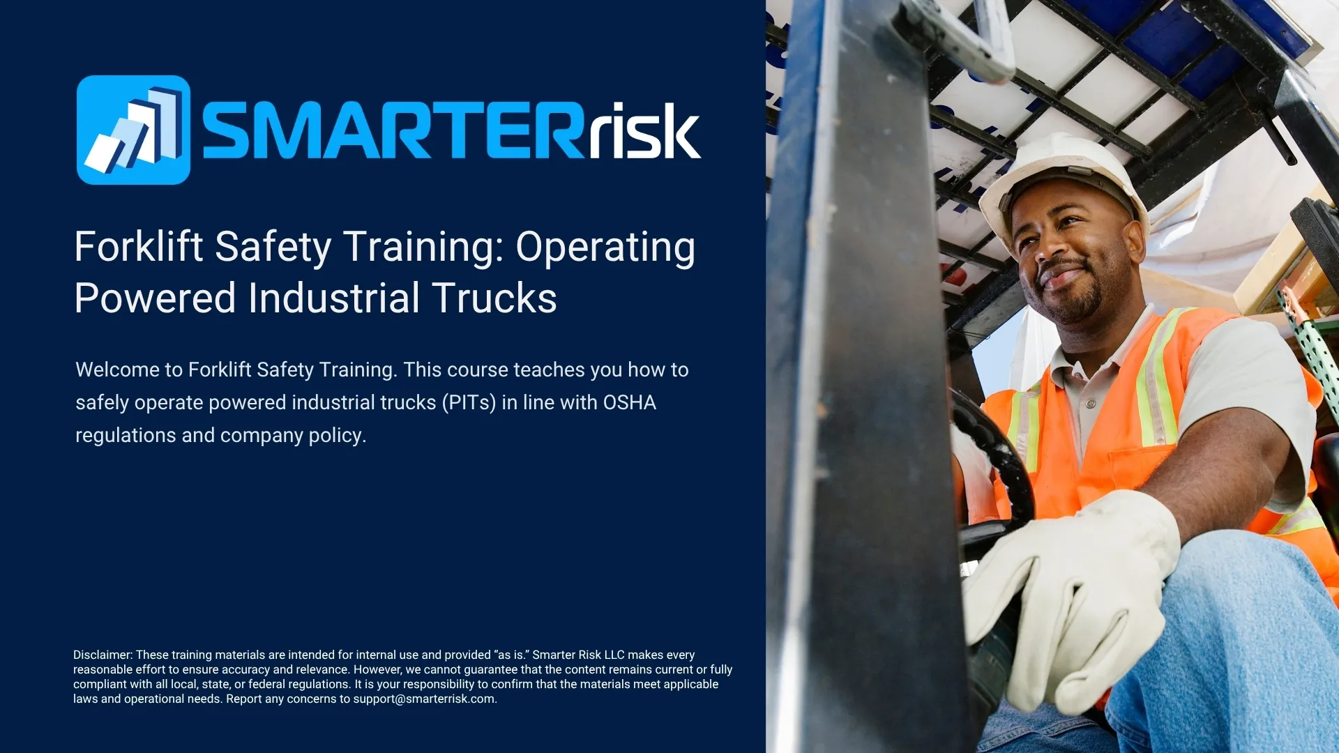 Forklift Certification & Training: Powered Industrial Truck Operator Safety