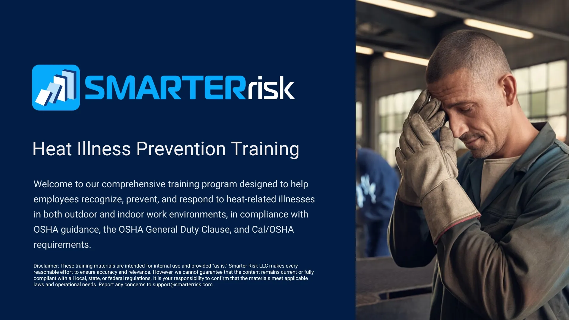 Heat Illness Prevention Training: Occupational Heat Stress Safety