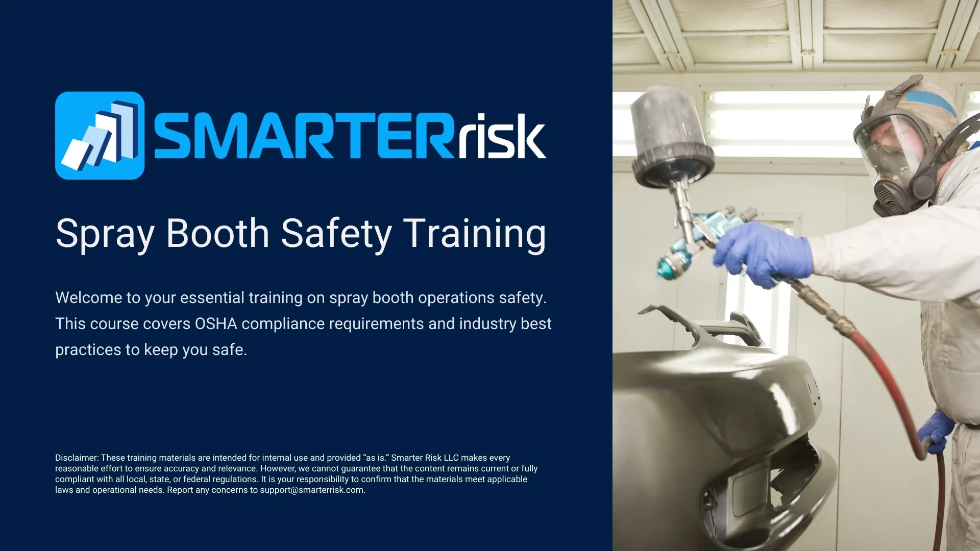 Spray Booth Safety Training