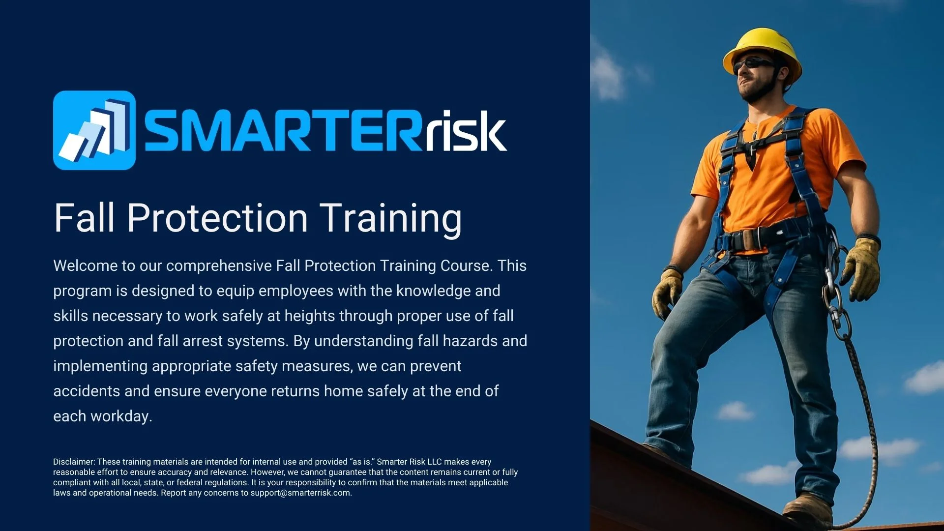 Working at Heights Safety Training