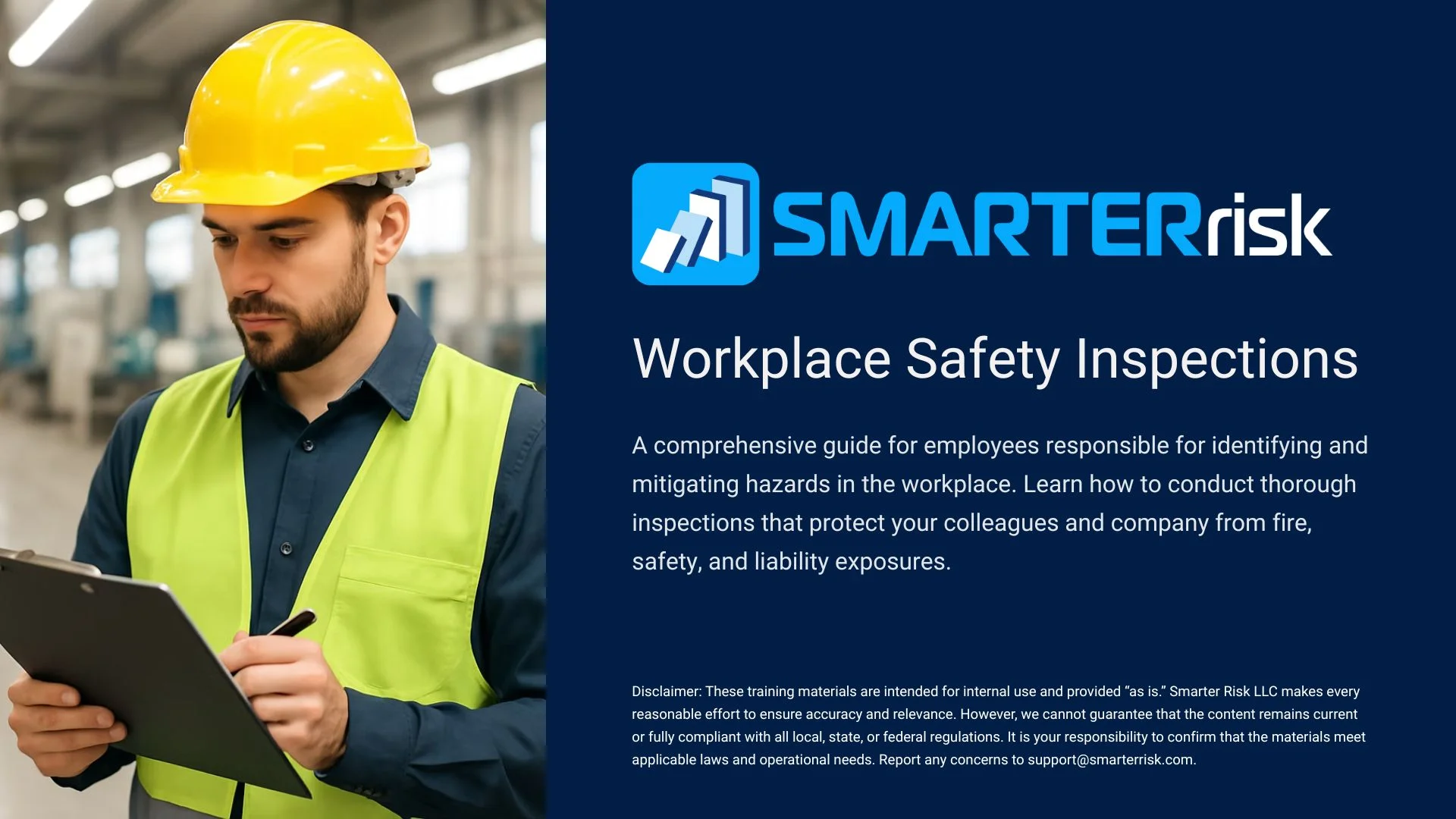 Workplace Safety Inspections Training